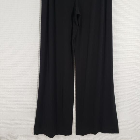 J. Jill Pull-on Wide Leg Pants Womens Black XL Stretch Comfort Loungewear Casual - Picture 13 of 15